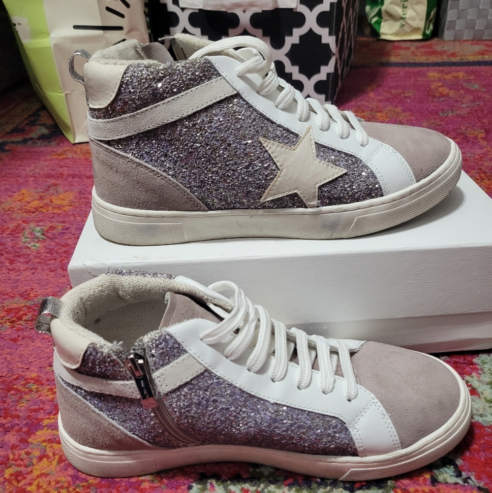 Steven New York Redding Blush High-Top Sneaker | Size 7.5
